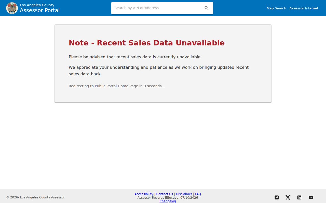 Rosemead public records Los Angeles County Assessor map search