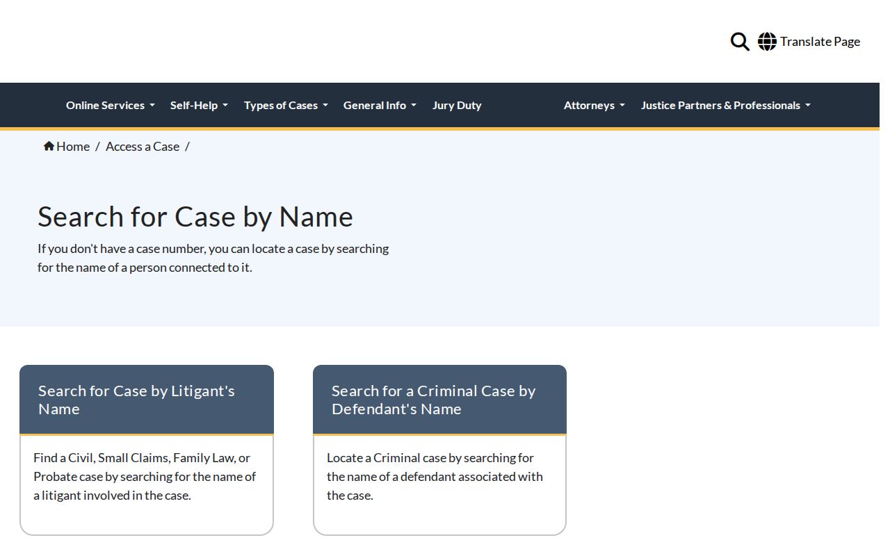 Rosemead public records Los Angeles Superior Court party name search